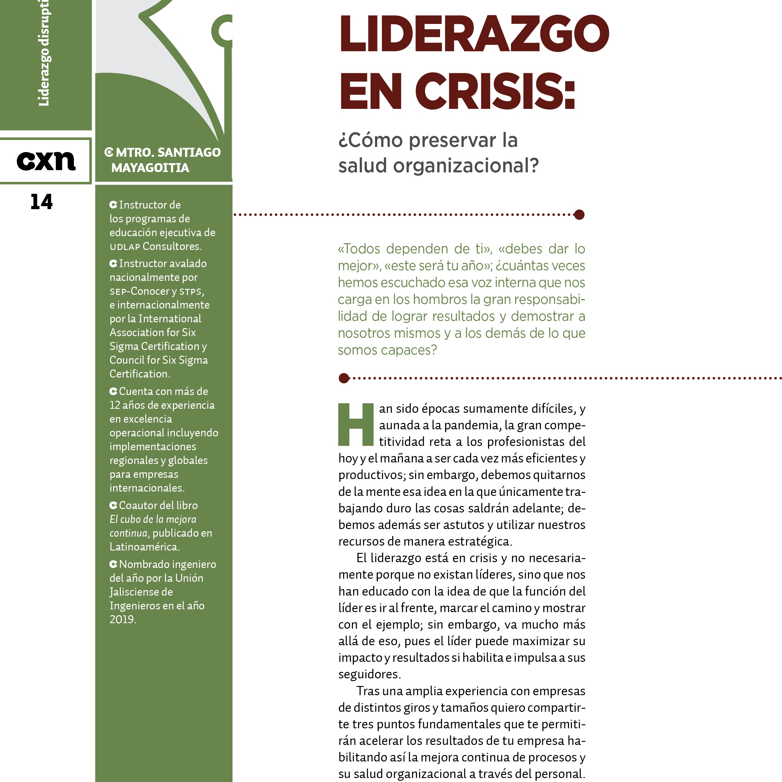 Liderazgo en crisis Conexion UDLAP